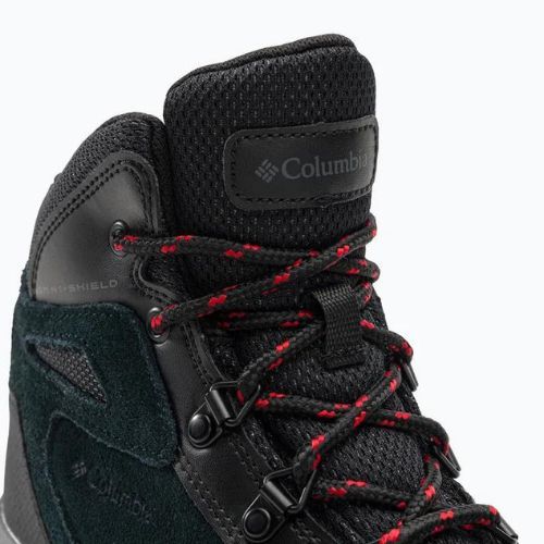 Columbia Newton Ridge Amped black/mountain red dětské turistické boty