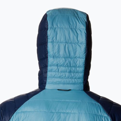 Pánská péřová bunda Columbia Platinum Peak s kapucí shasta/collegiate navy