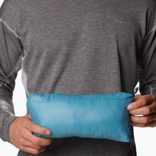 Pánská péřová bunda Columbia Platinum Peak s kapucí shasta/collegiate navy