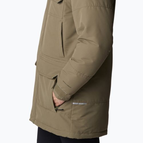 Pánská péřová bunda Columbia Landroamer Down Parka stone green