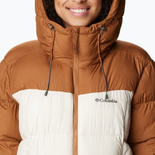 Columbia Pike Lake Insulated II dámská péřová bunda camel brown/chalk