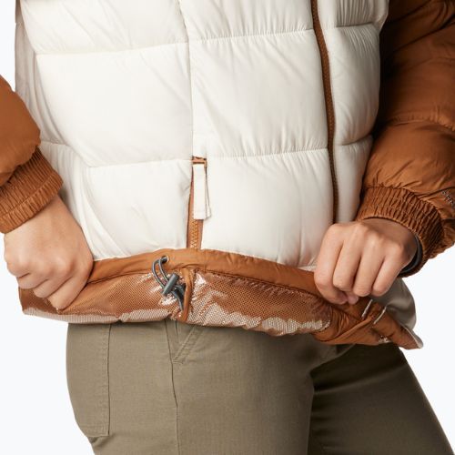 Columbia Pike Lake Insulated II dámská péřová bunda camel brown/chalk