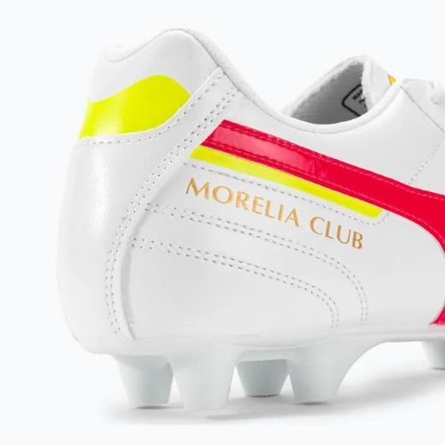 Mizuno Morelia II Club MD pánské kopačky white/flery coral2/bolt2