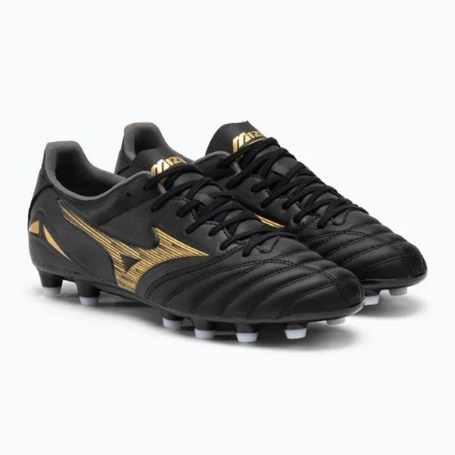 Pánské kopačky Mizuno Morelia Neo IV Pro MD black/gold/black