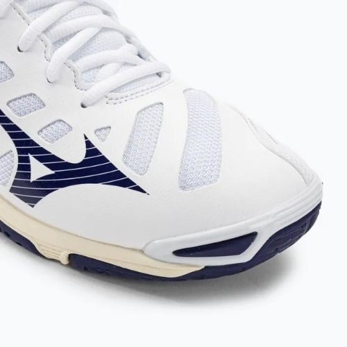 Pánská volejbalová obuv Mizuno Wave Voltage white / blue ribbon / mp gold