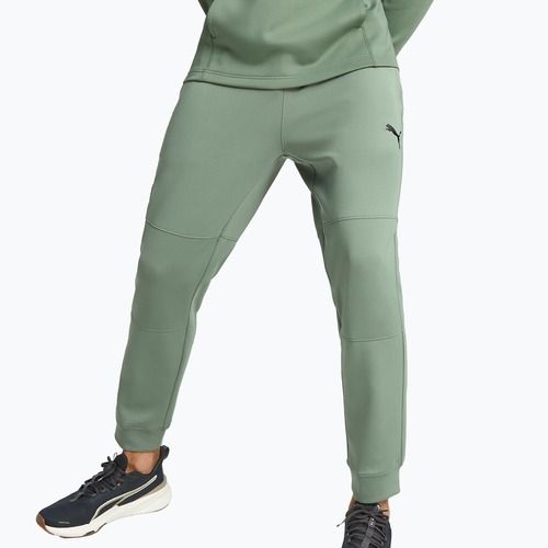 Pánské tréninkové kalhoty PUMA Fit Double Knit Jogger eucalyptus
