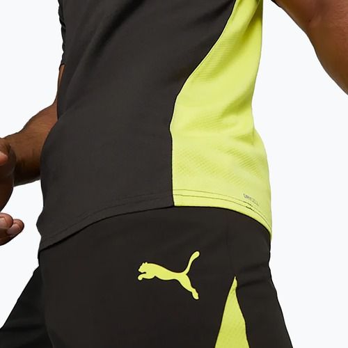 Pánské tréninkové tričko PUMA Fit Triblend Ultrabreathe puma black/yellow burst
