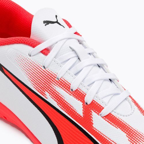 Dětské kopačky PUMA Ultra Play IT Jr puma white/puma black/fire orchid