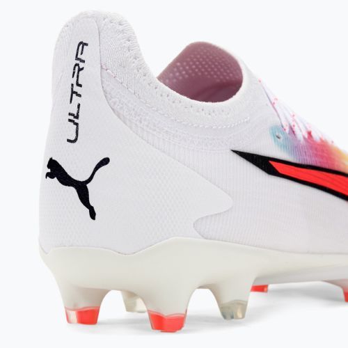 PUMA Ultra Ultimate FG/AG pánské kopačky puma white/pum black/fire orchid