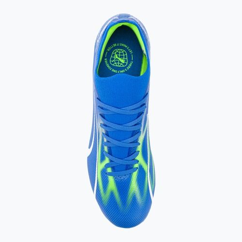 PUMA Ultra Match FG/AG pánské kopačky ultra blue/puma white/pro green