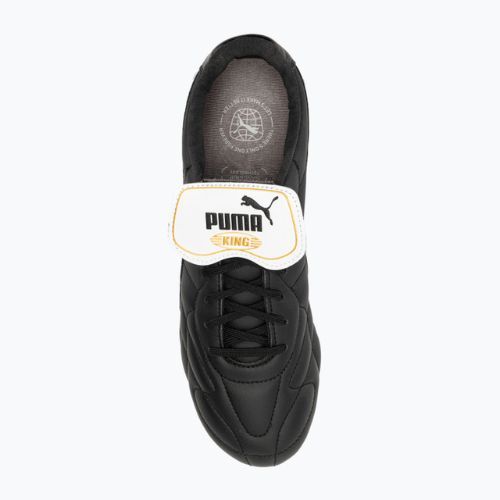 Pánské kopačky PUMA King Top FG/AG puma black/puma white/puma gold