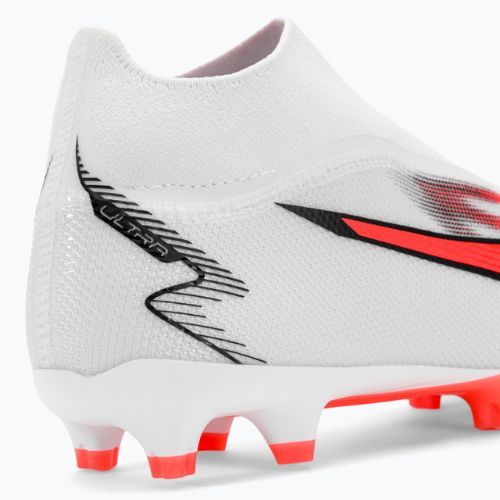 PUMA Ultra Match+ Ll FG/AG pánské kopačky puma white/puma black/fire orchid
