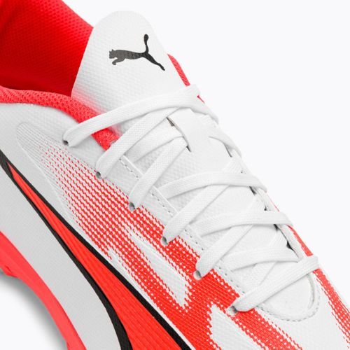 Pánské kopačky PUMA Ultra Play FG/AG puma white/puma black/fire orchid