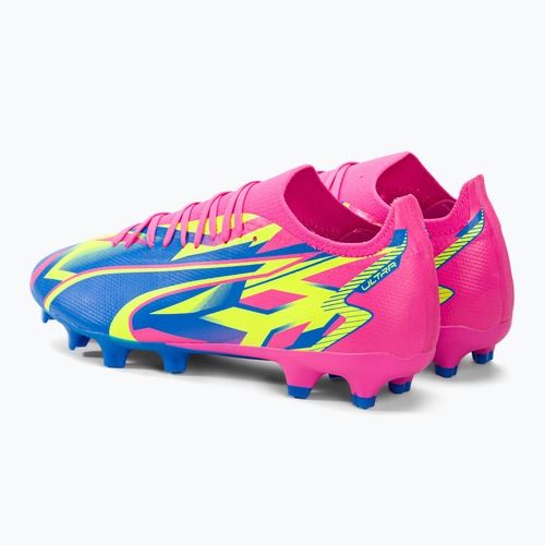 Pánské kopačky PUMA Ultra Match Energy FG/AG luminous pink/yellow alert/ultra blue