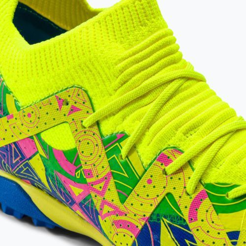Dětské kopačky PUMA Future Match Energy TT + Mid Jr ultra blue/yellow alert/luminous pink
