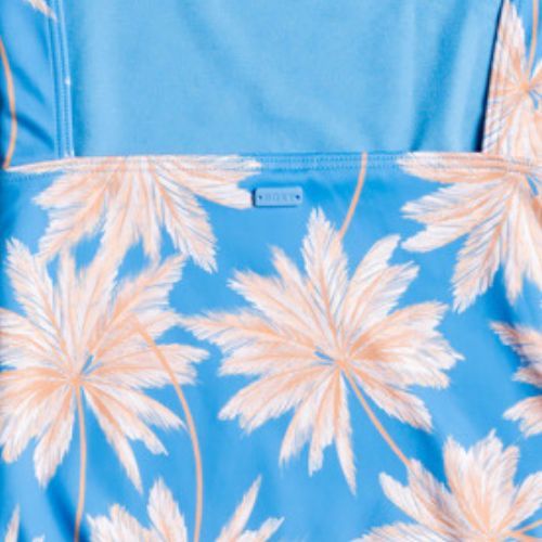 ROXY Ocean Treasure azure blue palm island rg dětské plavecké body