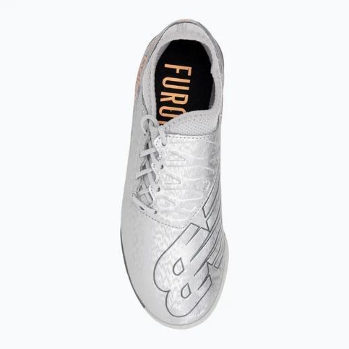 Dětské kopačky New Balance Furon V7 Dispatch TF Jr stříbrné
