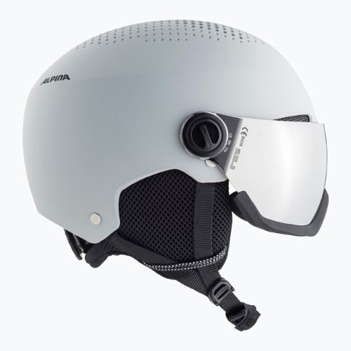 Lyžařská helma Alpina Arber Visor Q Lite grey matt