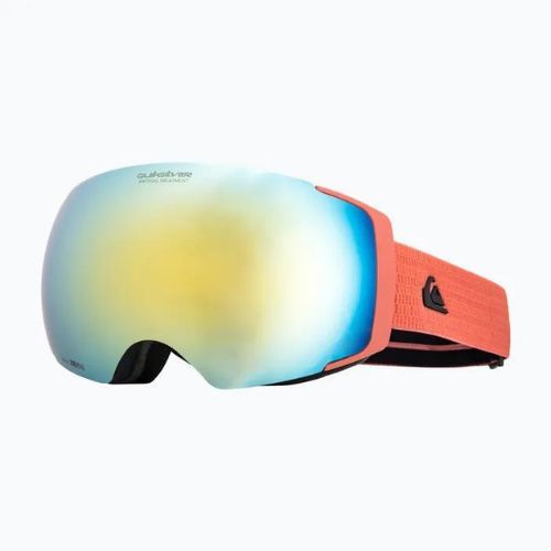 Quiksilver Greenwood S3 black redwood / clux gold mi snowboardové brýle