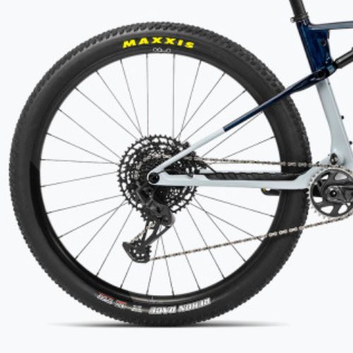 Horské kolo Orbea Oiz M20 2023 halo silver/blue carbon view