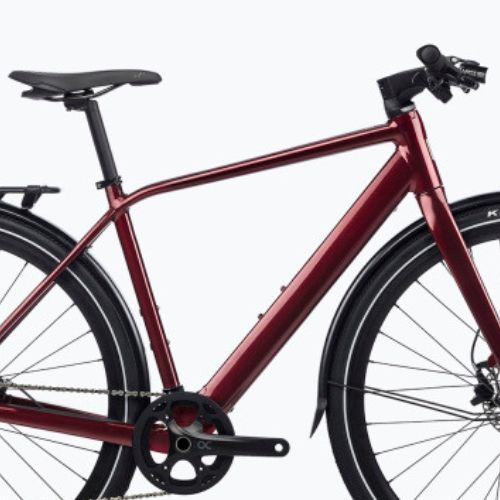 Orbea Vibe H30 EQ 36V 248Wh 2023 metalická tmavě červená elektrokolo