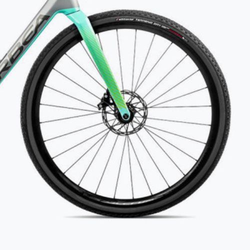 Orbea Terra M31e Team 1X 2023 stone silver/ ice green gravel bike