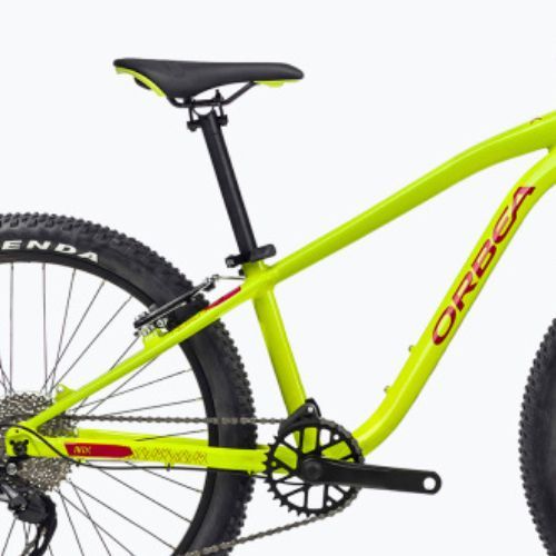 Dětské kolo Orbea MX 24 Team 2023 limetkově zelená/červený meloun
