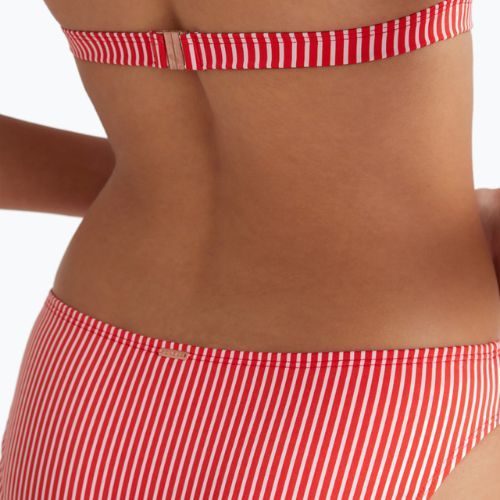 Dámské dvoudílné plavky O'Neill Marga Cruz Bikini red simple stripe
