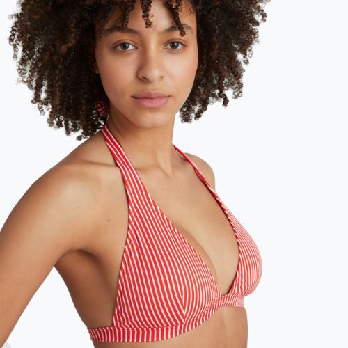 Dámské dvoudílné plavky O'Neill Marga Cruz Bikini red simple stripe