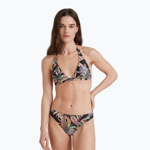 Dámské dvoudílné plavky O'Neill Marga Rita Bikini black tropical flower