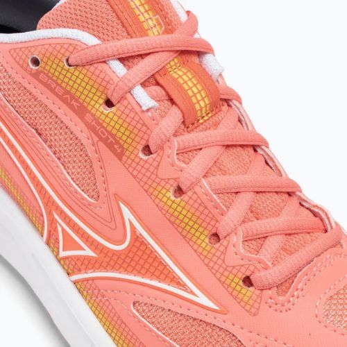 Dámská tenisová obuv Mizuno Break Shot 4 AC candy coral / white / fusion coral