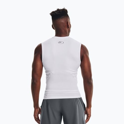 Under Armour pánské tréninkové tričko s dlouhým rukávem Ua HG Armour Comp LS white/black