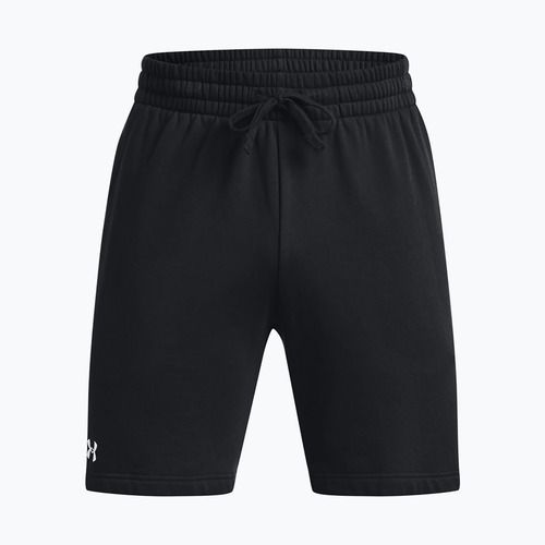 Pánské tréninkové šortky Under Armour Rival Fleece černá/bílá