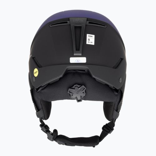 Lyžařská helma UVEX Stance Mips purple bash/black matt