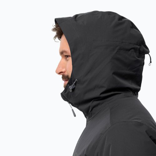 Jack Wolfskin pánská bunda do deště Wisper Ins černá