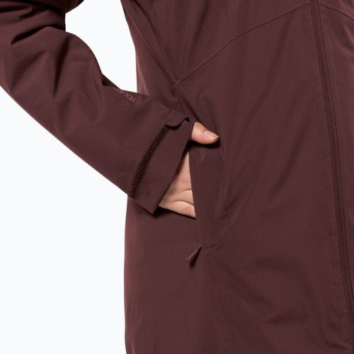 Dámská zimní bunda Jack Wolfskin Heidelstein Ins dark maroon