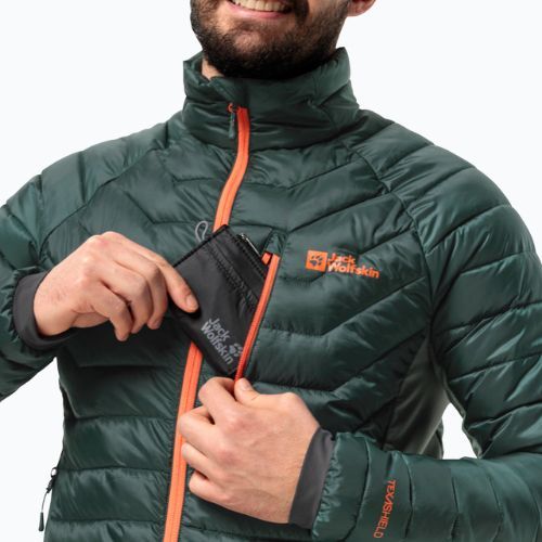 Jack Wolfskin pánská péřová bunda Routeburn Pro Ins black olive