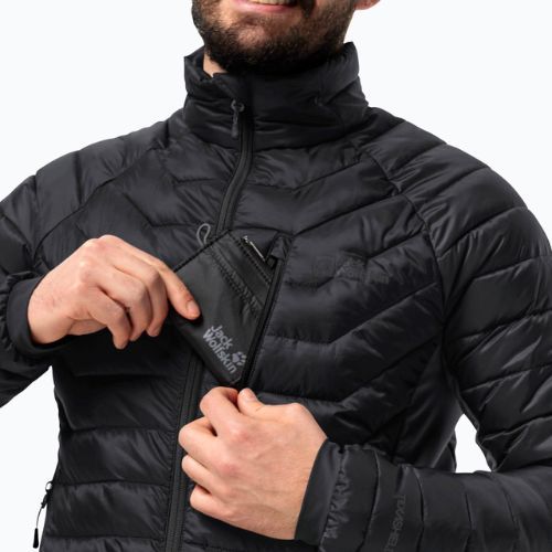 Jack Wolfskin Routeburn Pro Ins pánská péřová bunda černá