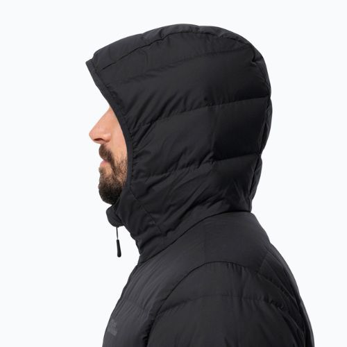Pánská bunda do deště Jack Wolfskin Ather Down Hoody černá