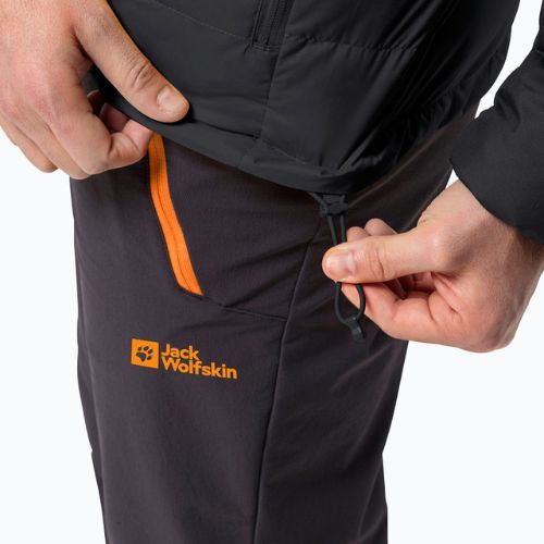 Pánská bunda do deště Jack Wolfskin Ather Down Hoody černá