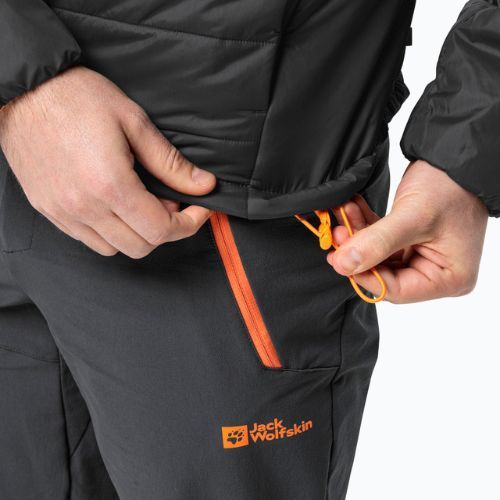 Jack Wolfskin pánská bunda do deště Lapawa Ins černá