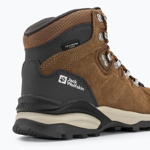 Dámské trekové boty Jack Wolfskin Refugio Texapore Mid brown/apricot