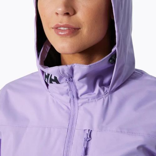 Dámská jachtařská bunda Helly Hansen Crew Hooded Midlayer heather