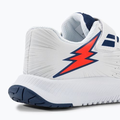 Tenisová obuv Babolat Pulsion All Court Kid white/estate blue