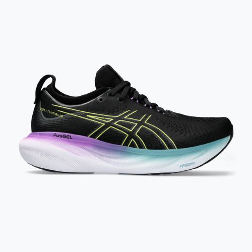 ASICS Gel-Nimbus 25 dámské běžecké boty black/glow yellow