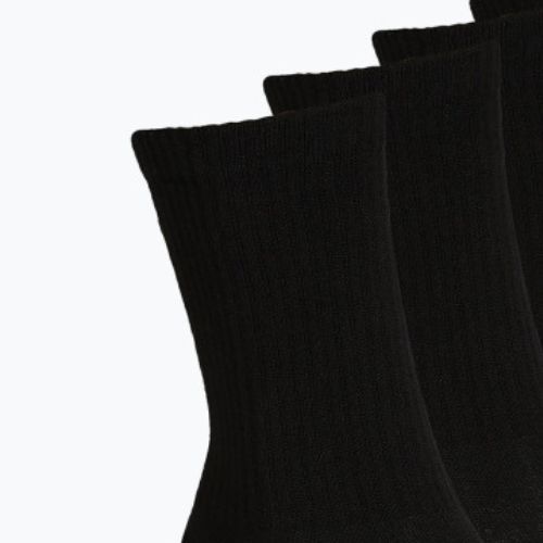 ASICS Crew 6 párů výkonnostních černých ponožek