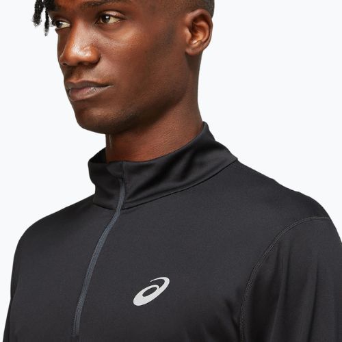 Pánské běžecké tričko ASICS Core 1/2 Zip performance black s dlouhým rukávem