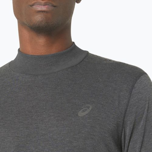 Pánské běžecké tričko ASICS Metarun Mock Neck performance black s dlouhým rukávem