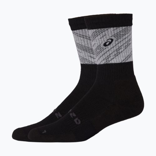 ASICS Winter Run Crew tmavě šedé běžecké ponožky