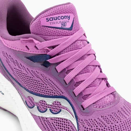 Dámské běžecké boty Saucony Triumph 21 grape/indigo